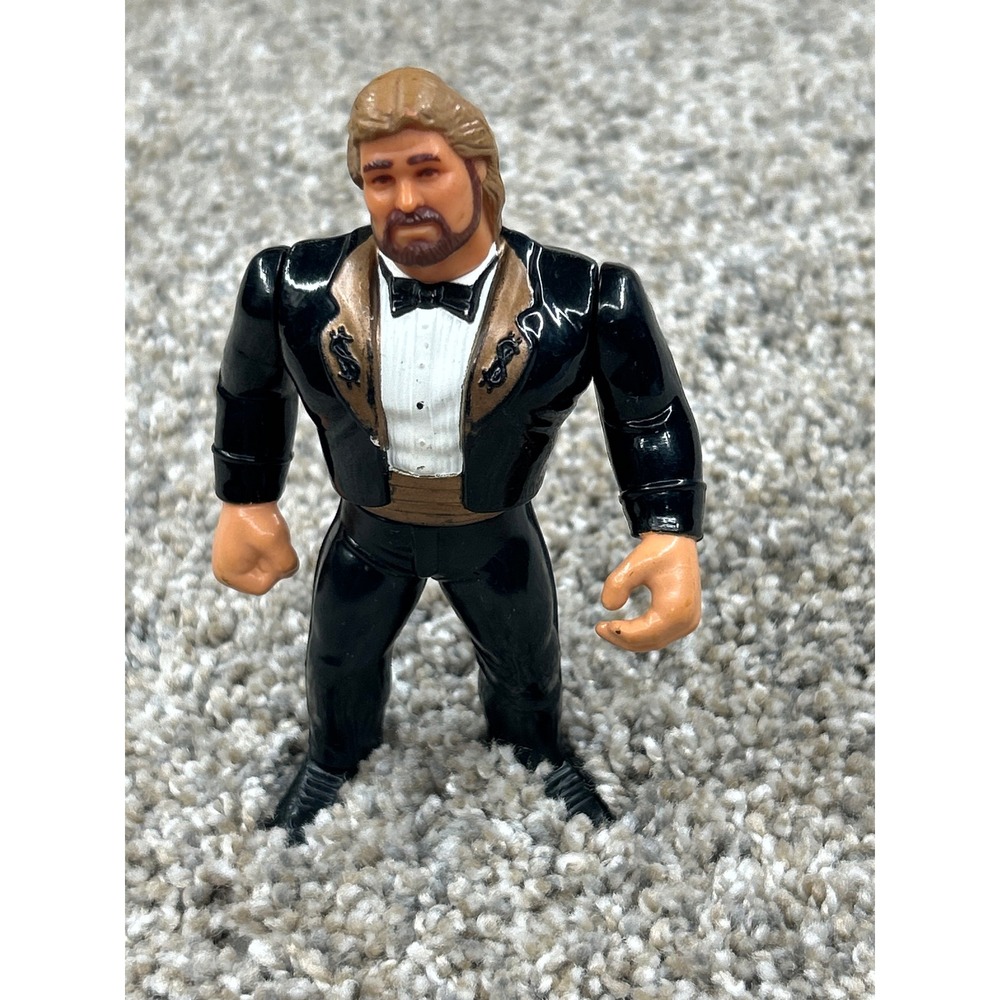 Vintage 1990 WWF Ted DiBiase Million Dollar Man Action Figure Titan Sports